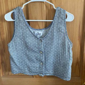Me & Arrow Dot Gauze Tank Vest